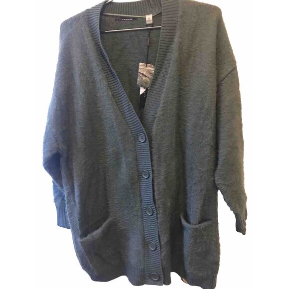 Tahari Women’s Cardigan/Sweater Soft Oversized Alpine Green Color Size S - Picture 3 of 16